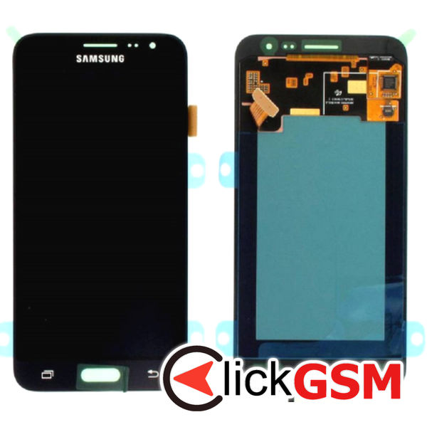 Piesa Display Original Negru Samsung Galaxy J3 2016 4mcx