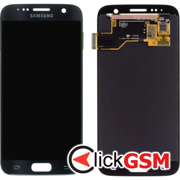 Piesa Display Original Negru Samsung Galaxy S7 4pks