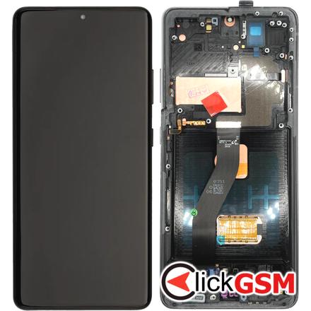 Ecran Display Samsung Galaxy S21 Plus G998 Negru, OLED Compatibil