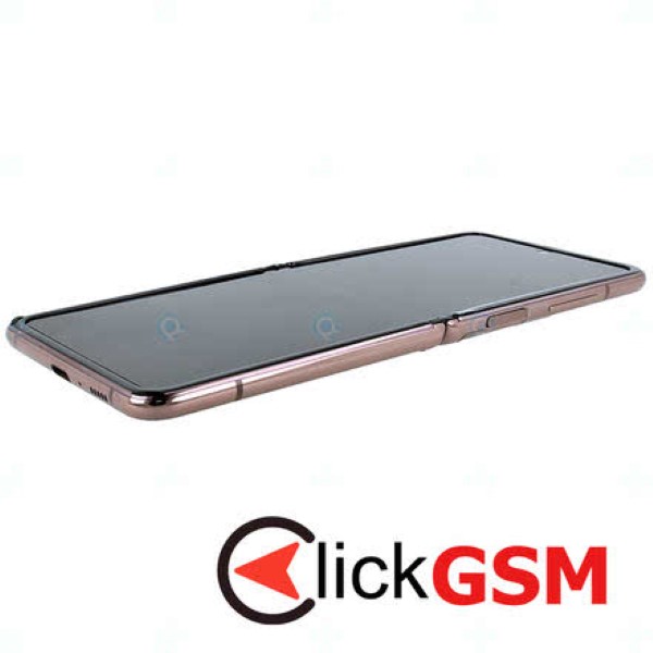 Display Pliabil cu TouchScreen, Rama Bronze Samsung Galaxy Z Flip 5G 17eb