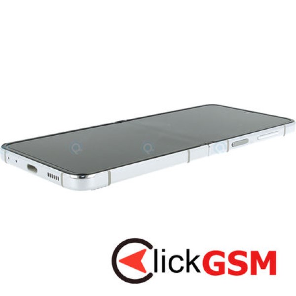 Piesa Display Pliabil Cu Touchscreen Rama Si Balama Crem Samsung Galaxy Z Flip5 2s3s