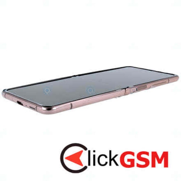 Piesa Display Pliabil Cu Touchscreen Rama Si Balama Maro Auriu Samsung Galaxy Z Flip 5g 29g0