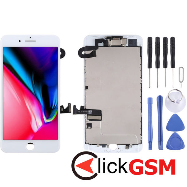 Piesa Display White Apple Iphone 8 Plus 4fz8