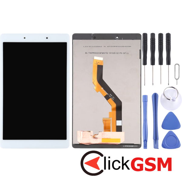 Piesa Display White Samsung Galaxy Tab A 8.0 2019 4etw