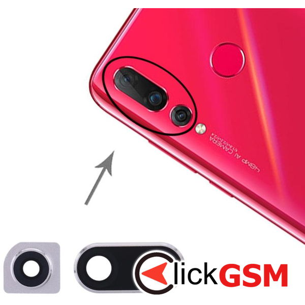 Piesa Geam Camera Argintiu Huawei Nova 4 2e4o