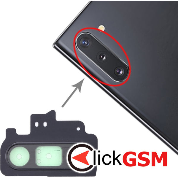 Piesa Geam Camera Black Samsung Galaxy Note10 4dri