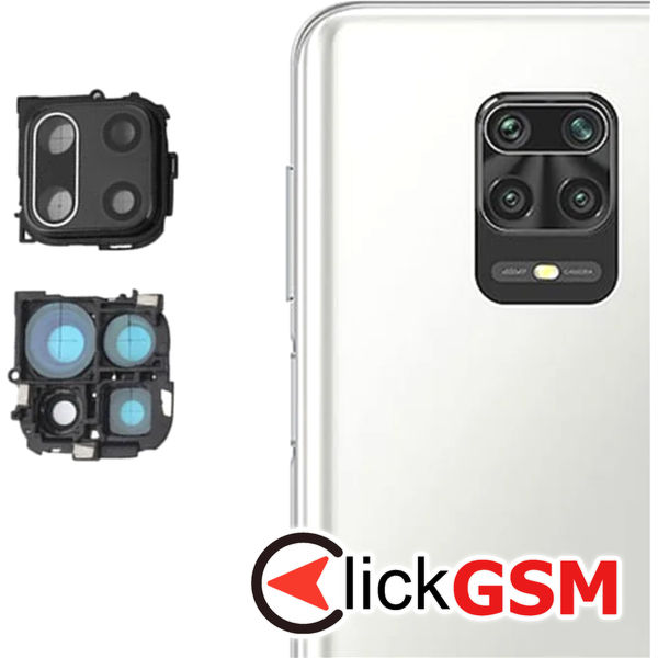 Piesa Piesa Geam Camera Black Xiaomi Redmi Note 9s 3i4j