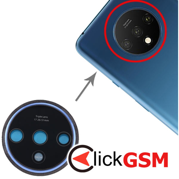 Piesa Piesa Geam Camera Blue Oneplus 7t 21q3