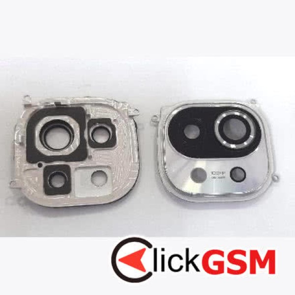 Piesa Piesa Geam Camera Cu Ornament Alb Xiaomi Mi 11 37t9