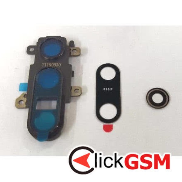 Piesa Geam Camera Cu Ornament Alb Xiaomi Redmi K20 Pro 38l1