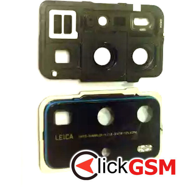 Piesa Geam Camera Cu Ornament Albastru Huawei P40 Pro 1qc