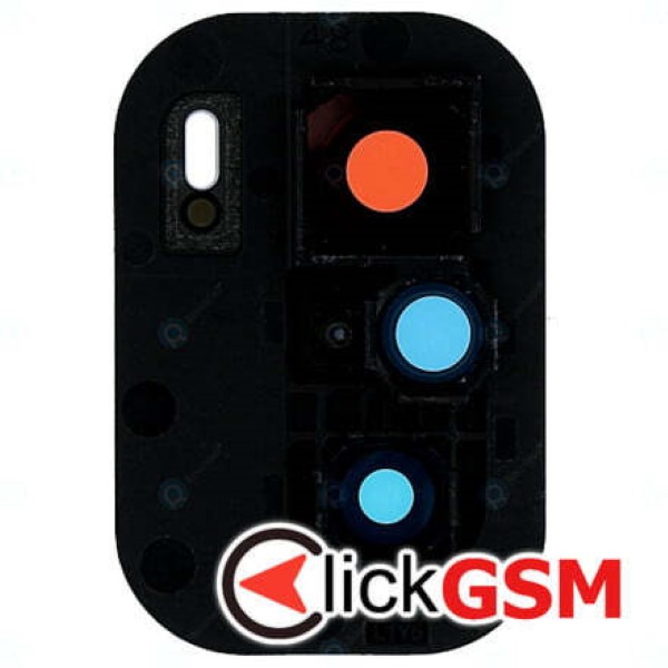 Piesa Geam Camera Cu Ornament Albastru Xiaomi Poco F3 2td