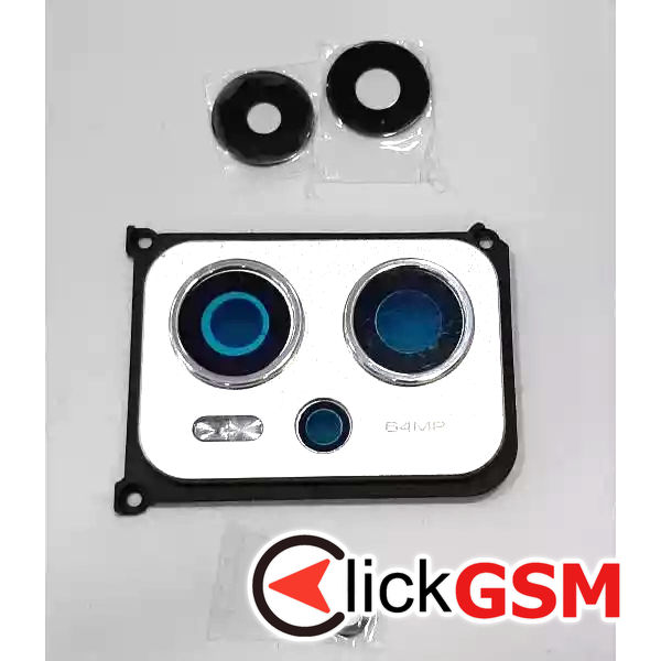 Piesa Piesa Geam Camera Cu Ornament Argintiu Xiaomi Poco F4 Gt 38zx