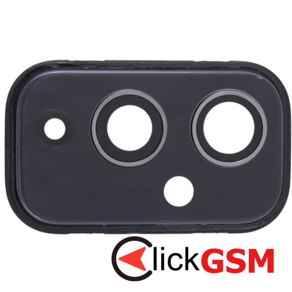 Piesa Piesa Geam Camera Cu Ornament Black Oneplus 9 21tc