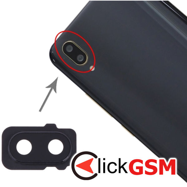 Piesa Piesa Geam Camera Cu Ornament Black Vivo X21 201h