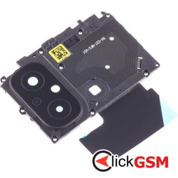 Piesa Piesa Geam Camera Cu Ornament Negru Xiaomi Redmi 12c 2s5r