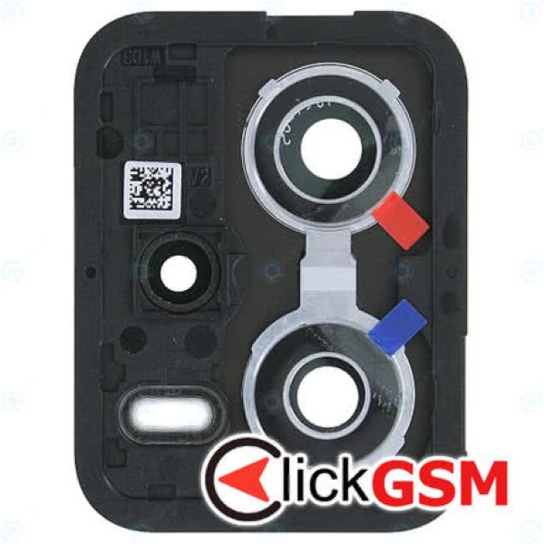 Piesa Piesa Geam Camera Cu Ornament Negru Xiaomi Redmi Note 12 Pro 5g 2hc6