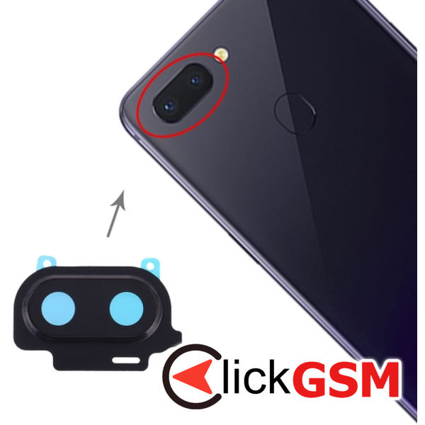 Piesa Geam Camera Cu Ornament Oppo R15 1x6z