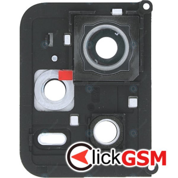 Geam Camera cu Ornament Alb Xiaomi Redmi Note 12 Pro 5G 2gip
