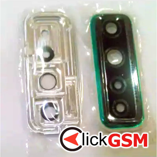 Piesa Geam Camera Cu Ornament Verde Huawei P40 Lite 5g E5q