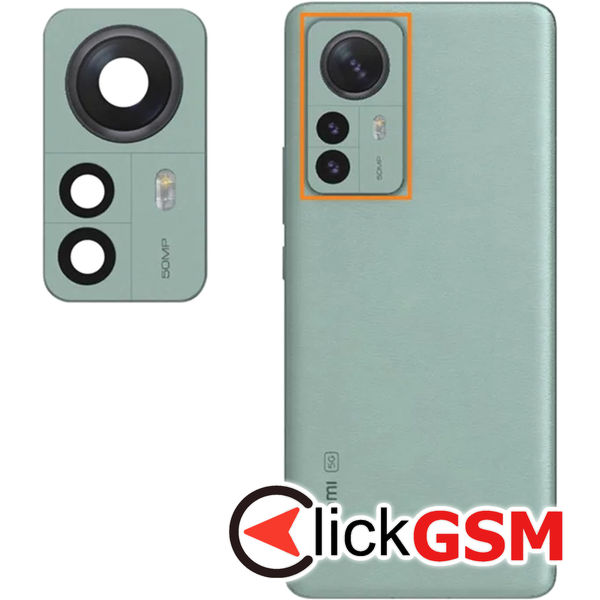 Piesa Piesa Geam Camera Green Xiaomi 12 Pro 1la1