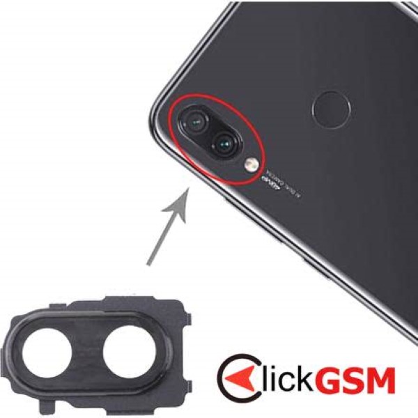 Piesa Geam Camera Negru Xiaomi Redmi Note 7 X4u