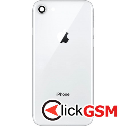Geam Spate Argintiu Apple iPhone 8 awl