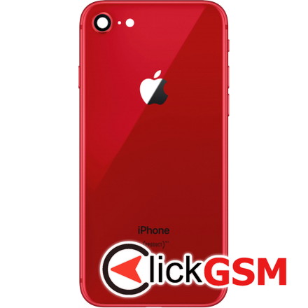 Geam Spate Rosu Apple iPhone 8 Plus g2o
