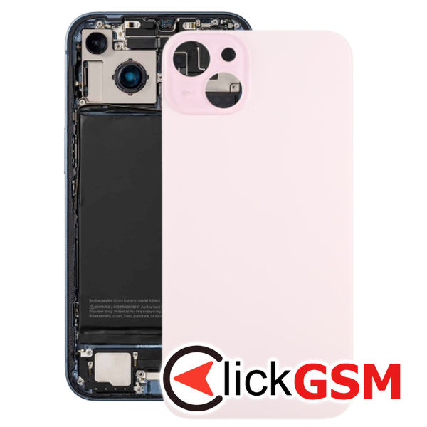 Piesa Piesa Geam Spate Pink Apple Iphone 15 Plus 4h85