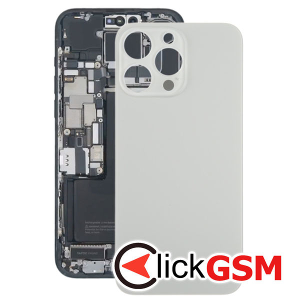 Piesa Piesa Geam Spate Titanium Apple Iphone 15 Pro 2edf