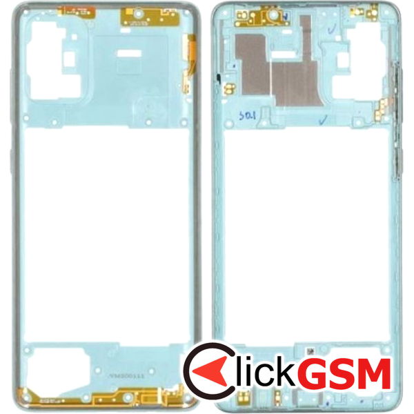 Piesa Mijloc Albastru Samsung Galaxy A71 45fa