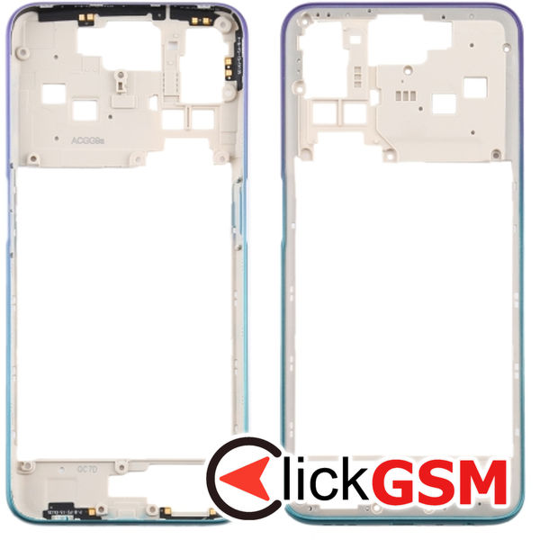 Piesa Mijloc Black Oppo A52 1xi2