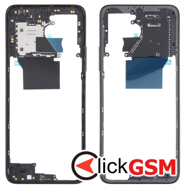 Piesa Piesa Mijloc Black Xiaomi Redmi 12 2w76