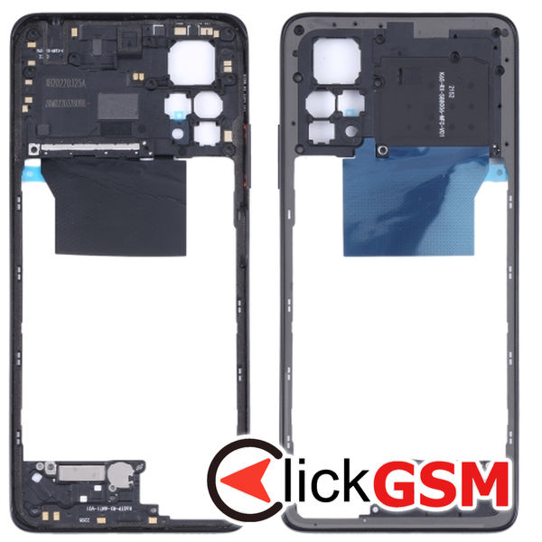 Piesa Mijloc Black Xiaomi Redmi Note 11 Pro 2w59