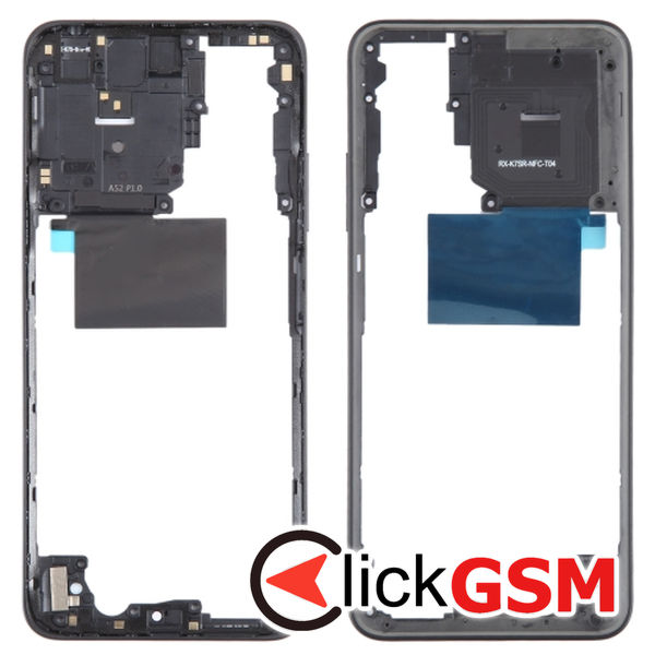 Piesa Piesa Mijloc Black Xiaomi Redmi Note 12s 2w6t