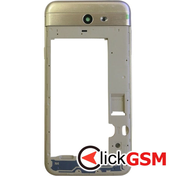 Piesa Mijloc Cu Capac Spate Gold Samsung Galaxy J7 V 4e6n