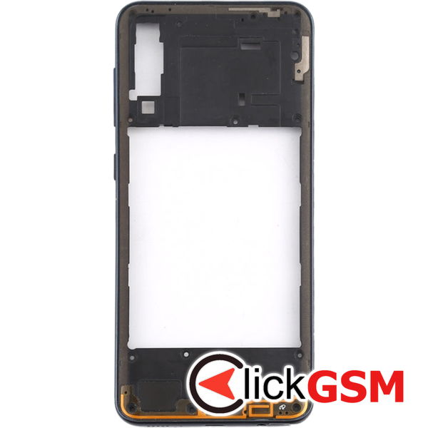 Piesa Mijloc Cu Capac Spate Negru Samsung Galaxy A30s 4e7j