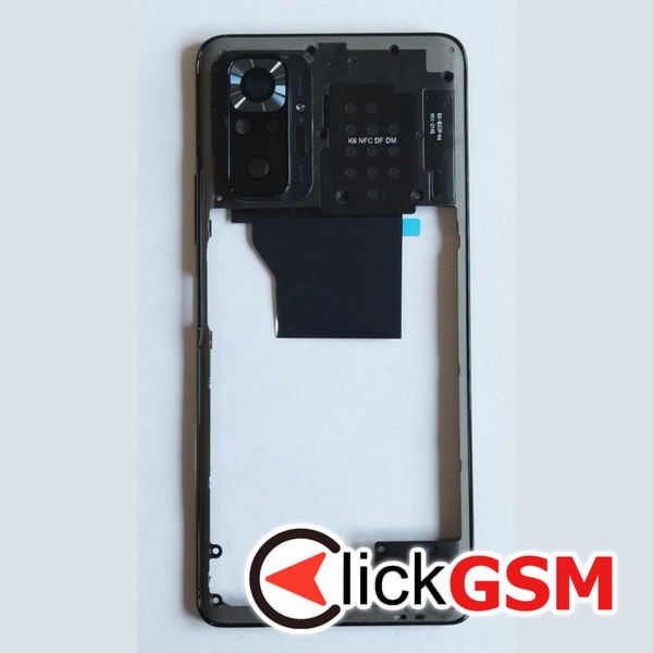 Mijloc cu Geam Camera Negru Xiaomi Redmi Note 10 Pro 3gxg