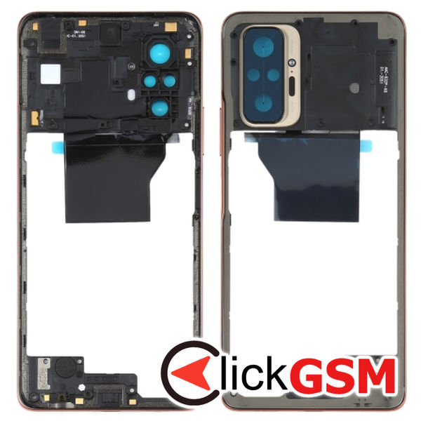 Piesa Mijloc Gold Xiaomi Redmi Note 10 Pro Max 25n5