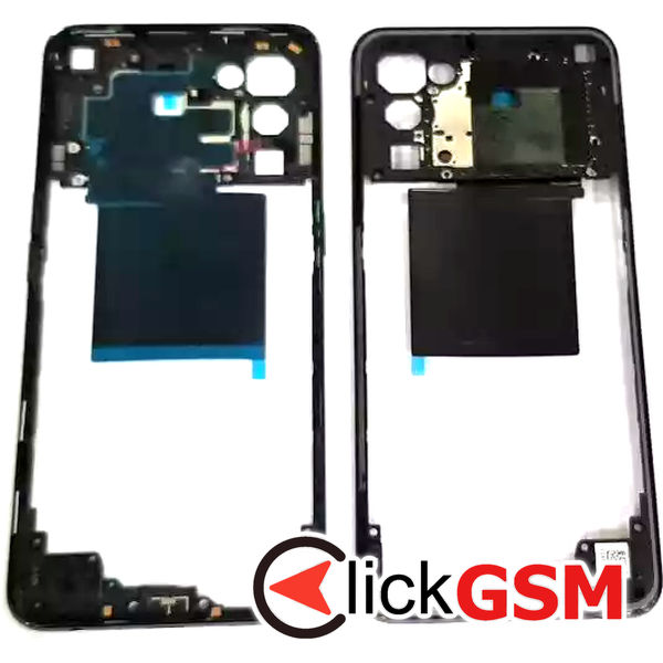 Piesa Mijloc Negru Oppo Find X3 Lite 2qh6