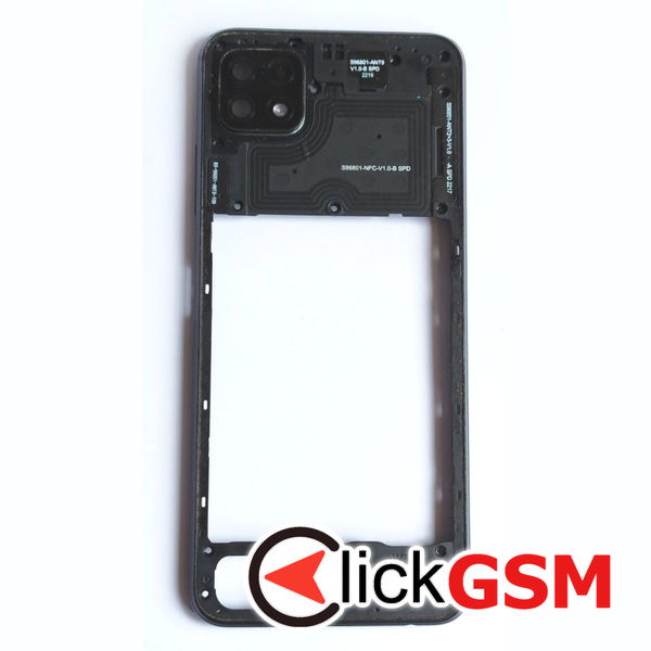 Piesa Piesa Mijloc Negru Samsung Galaxy A22 5g F3u