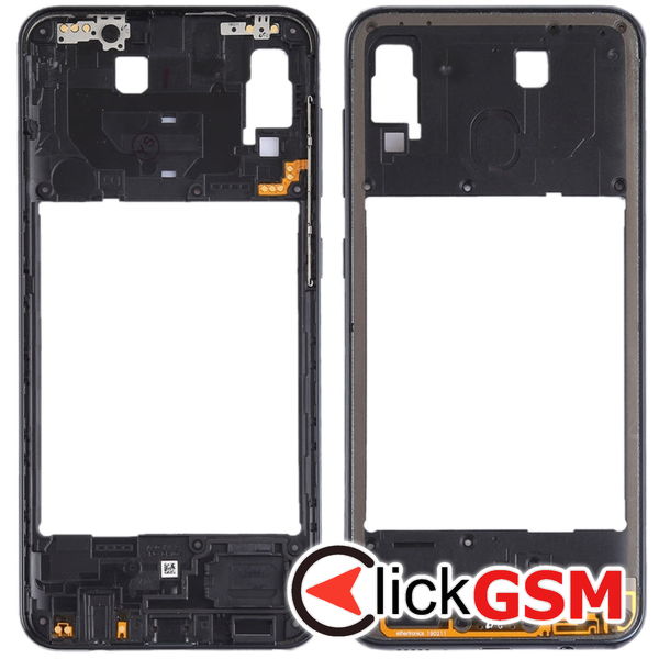 Piesa Mijloc Negru Samsung Galaxy A30 4d4k