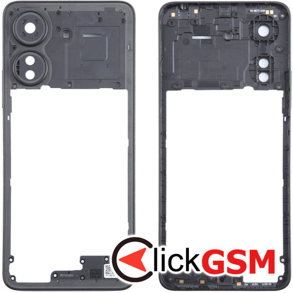 Piesa Mijloc Negru Xiaomi Redmi 13c 3ffm