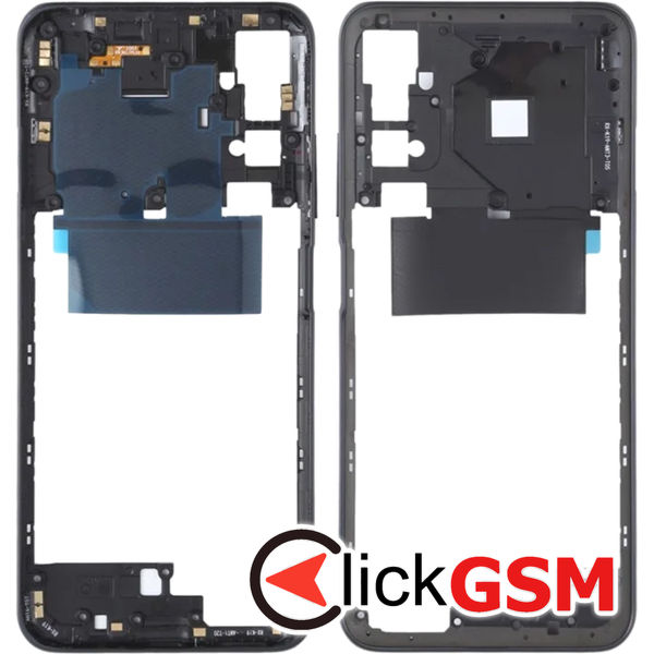 Piesa Piesa Mijloc Negru Xiaomi Redmi Note 10 5g 4x7d