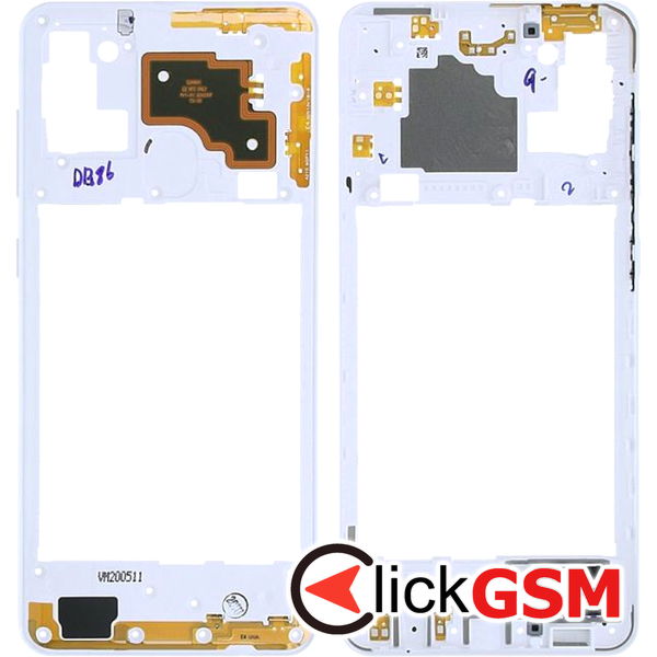 Piesa Mijloc White Samsung Galaxy A21s 45fz