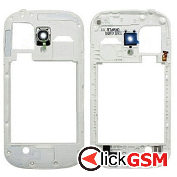 Piesa Mijloc White Samsung Galaxy S3 Mini 4e5f