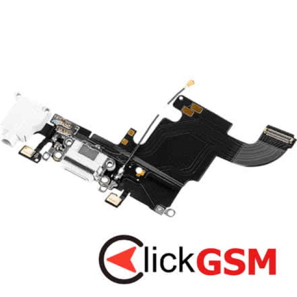 Piesa Modul Incarcare Cu Antena Microfon Mufa Casti Si Mufa Incarcare Alb Apple Iphone 6s 4i3j