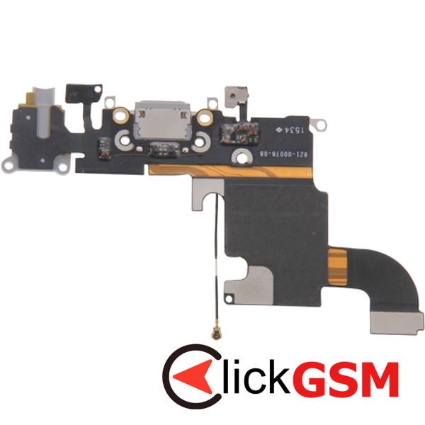 Piesa Modul Incarcare Cu Antena Microfon Mufa Casti Si Mufa Incarcare Gri Apple Iphone 6s 4flr