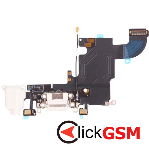 Piesa Modul Incarcare Cu Antena Microfon Mufa Casti Si Mufa Incarcare White Apple Iphone 6s 4n0k
