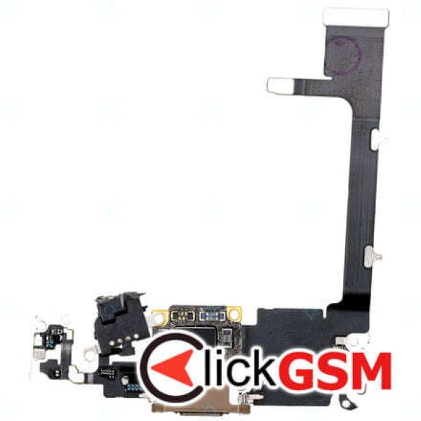 Piesa Piesa Modul Incarcare Cu Antena Microfon Mufa Incarcare Si Senzor Auriu Apple Iphone 11 Pro Kht